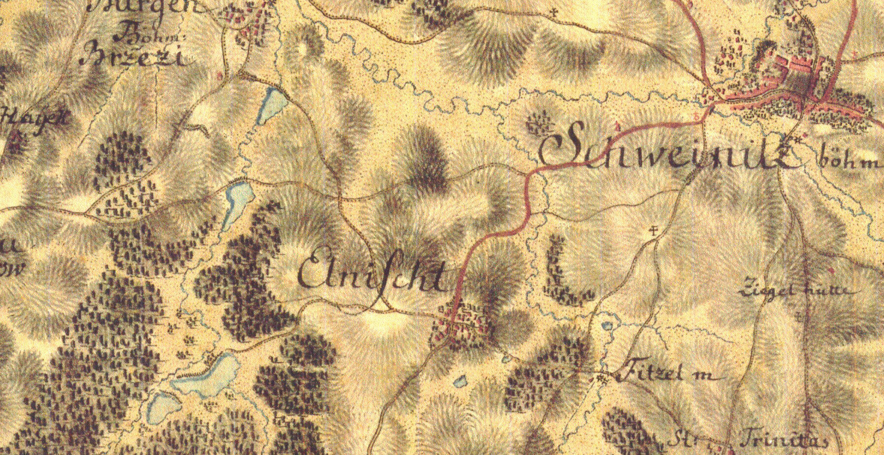 1. vojenské mapování (josefské)