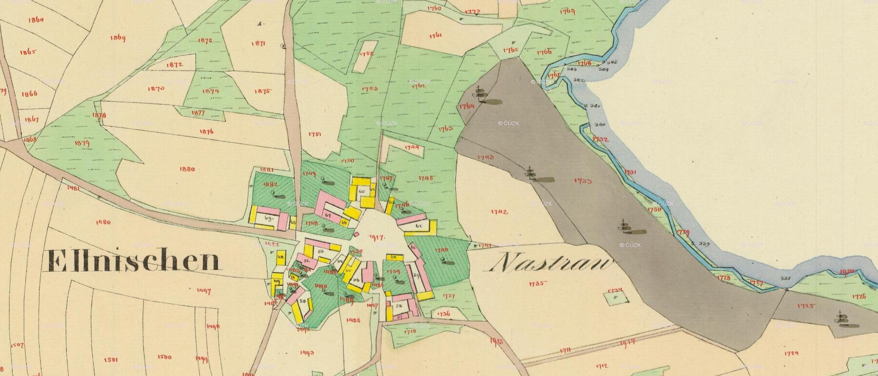 Stabilní katastr – císařský otisk