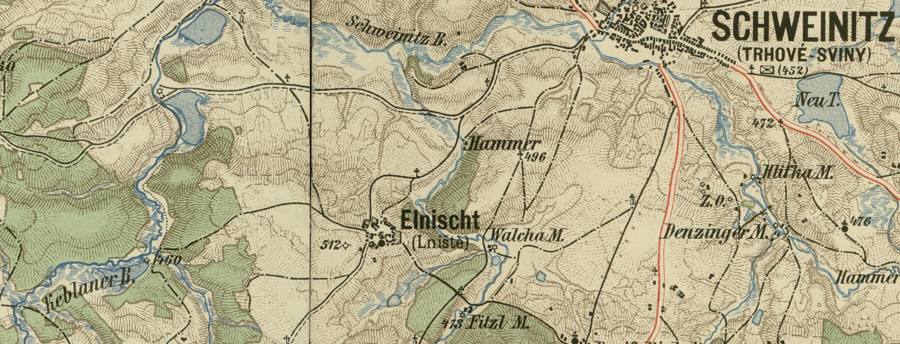 3. vojenské mapování – speciální mapa 1:75 000